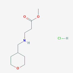 3-[(Tetrahydropyran-4-ylmethyl)-amino]-propionic acid methyl ester hydrochloride