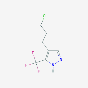 4-(3-Chloropropyl)-3-(trifluoromethyl)pyrazole