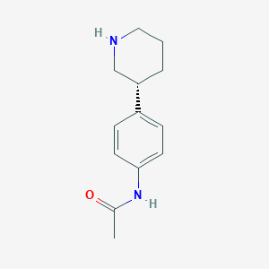 (R)-N-(4-(piperidin-3-yl)phenyl)acetamide