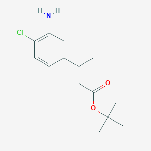 tert-Butyl (+/-)-3-(3-amino-4-chlorophenyl)butanoate