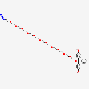 molecular formula C45H67N3O14 B13722239 DMTr-PEG12-Azide 