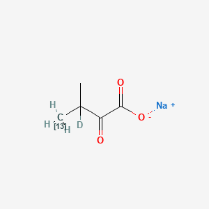 sodium;3-deuterio-3-methyl-2-oxo(413C)butanoate