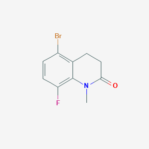 5-Bromo-8-fluoro-1-methyl-3,4-dihydroquinolin-2(1H)-one