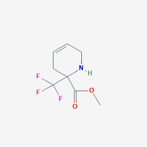 Methyl 2-(trifluoromethyl)-1,2,3,6-tetrahydropyridine-2-carboxylate