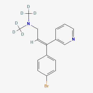 molecular formula C16H17BrN2 B13722266 Zimeldine-d6 