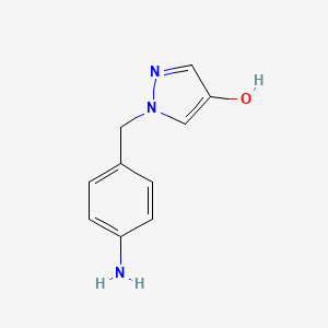 1-(4-Aminobenzyl)-1H-pyrazol-4-ol