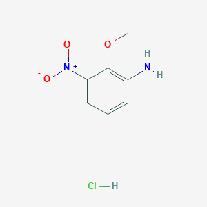 molecular formula C7H9ClN2O3 B13722403 2-Methoxy-3-nitrophenylamine hydrochloride 