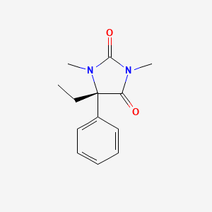 (5S)-5-ethyl-1,3-dimethyl-5-phenylimidazolidine-2,4-dione