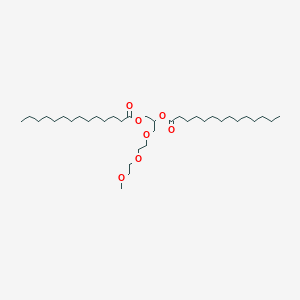 [3-[2-(2-methoxyethoxy)ethoxy]-2-tetradecanoyloxypropyl] tetradecanoate