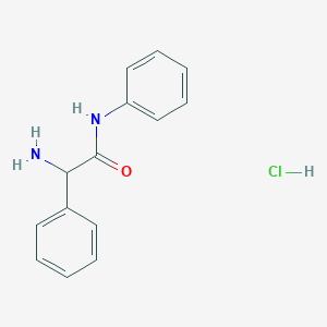 molecular formula C14H15ClN2O B1372264 2-氨基-N,2-二苯乙酰胺盐酸盐 CAS No. 95493-20-2