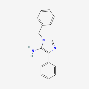 molecular formula C16H15N3 B1372265 1-苄基-4-苯基-1H-咪唑-5-胺 CAS No. 1000932-31-9