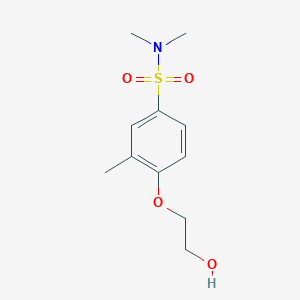 4-(2-Hydroxy-ethoxy)-3,N,N-trimethylbenzenesulfonamide