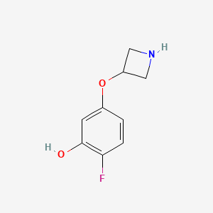 5-(Azetidin-3-yloxy)-2-fluorophenol