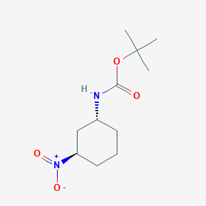 trans-(3-Nitrocyclohexyl)-carbamic acid tert-butyl ester