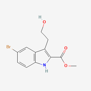 Methyl 5-Bromo-3-(2-hydroxyethyl)-1H-indole-2-carboxylate