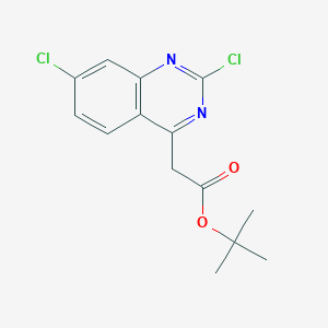 tert-Butyl 2,7-Dichloroquinazoline-4-acetate