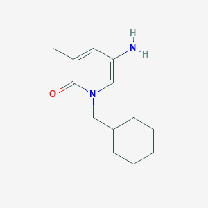 5-Amino-1-(cyclohexylmethyl)-3-methylpyridin-2(1H)-one