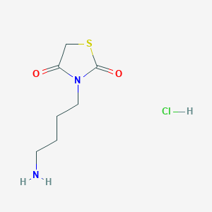 3-(4-Aminobutyl)-1,3-thiazolidine-2,4-dione hydrochloride