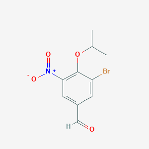 3-Bromo-4-isopropoxy-5-nitrobenzaldehyde