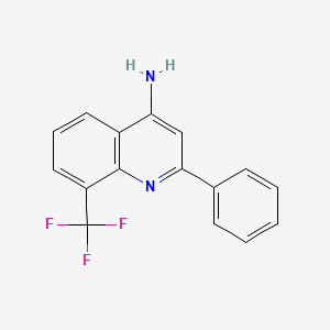 4-Amino-2-phenyl-8-trifluoromethylquinoline