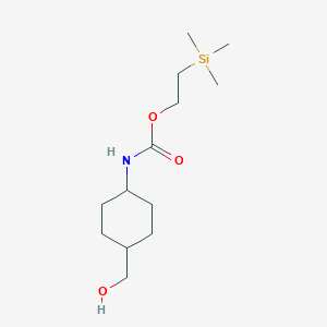 2-(Trimethylsilyl)ethyl ((1r,4r)-4-(hydroxymethyl)cyclohexyl)carbamate