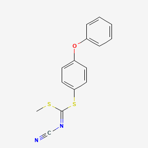 Methyl (4-phenoxyphenyl) cyanocarbonimidodithioate