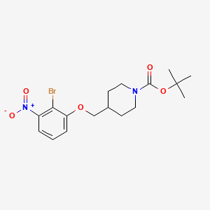 tert-Butyl 4-((2-bromo-3-nitrophenoxy)methyl)piperidine-1-carboxylate