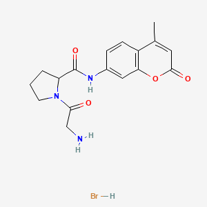 molecular formula C17H20BrN3O4 B13723074 GP-AMC, Fluorogenic Substrate 