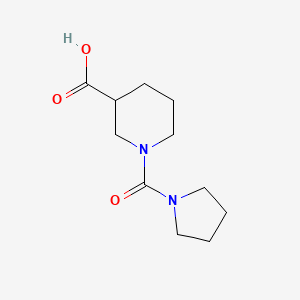 1-(Pyrrolidine-1-carbonyl)piperidine-3-carboxylic acid
