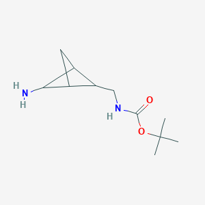 tert-Butyl ((4-aminobicyclo[1.1.1]pentan-2-yl)methyl)carbamate