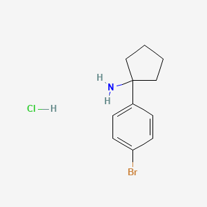 1-(4-Bromophenyl)cyclopentan-1-amine hydrochloride