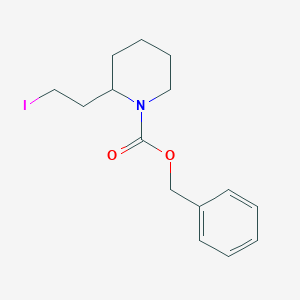 2-(2-Iodo-ethyl)-piperidine-1-carboxylic acid benzyl ester