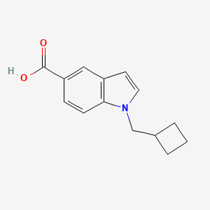 1-(Cyclobutylmethyl)-1H-indole-5-carboxylic acid