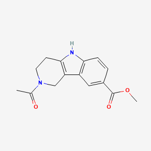 Methyl 2-acetyl-2,3,4,5-tetrahydro-1H-pyrido[4,3-b]indole-8-carboxylate