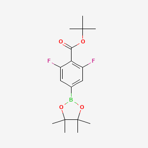 tert-Butyl 2,6-difluoro-4-(4,4,5,5-tetramethyl-1,3,2-dioxaborolan-2-yl)benzoate