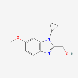 (1-Cyclopropyl-6-methoxy-1H-benzo[d]imidazol-2-yl)methanol