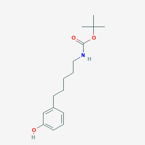 tert-Butyl (5-(3-hydroxyphenyl)pentyl)carbamate