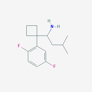 1-[1-(2,5-Difluorophenyl)cyclobutyl]-3-methyl-1-butylamine