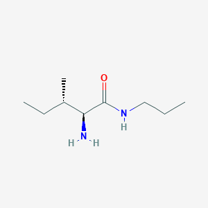 molecular formula C9H20N2O B13723331 (2S,3S)-2-Amino-3-methyl-N-propylpentanamide 