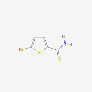 molecular formula C5H4BrNS2 B1372342 5-Bromothiophene-2-carbothioamide CAS No. 1094456-12-8
