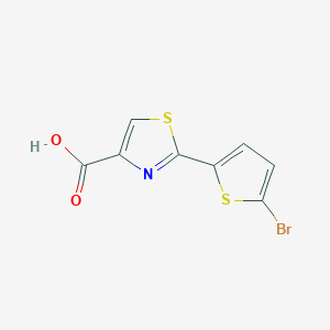 2-(5-Bromothiophen-2-yl)-1,3-thiazole-4-carboxylic acid