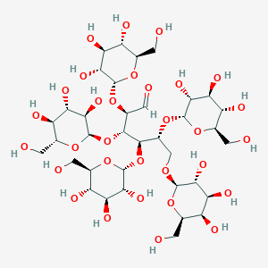 molecular formula C36H62O31 B137235 4(5)-O-Galactosylmaltopentaose CAS No. 137815-01-1