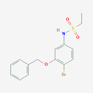 N-(3-(Benzyloxy)-4-bromophenyl)ethanesulfonamide