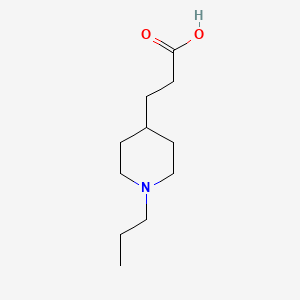 3-(1-Propylpiperidin-4-yl)propanoic acid