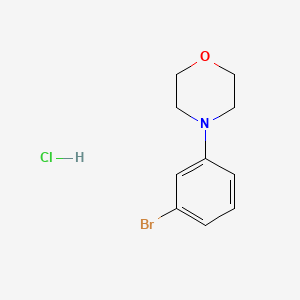 molecular formula C10H13BrClNO B1372364 4-(3-Bromophenyl)morpholine hydrochloride CAS No. 197846-83-6