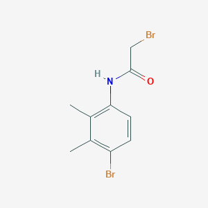 molecular formula C10H11Br2NO B1372368 2-Bromo-N-(4-bromo-2,3-dimethylphenyl)acetamide CAS No. 895854-22-5