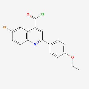 6-Bromo-2-(4-ethoxyphenyl)quinoline-4-carbonyl chloride