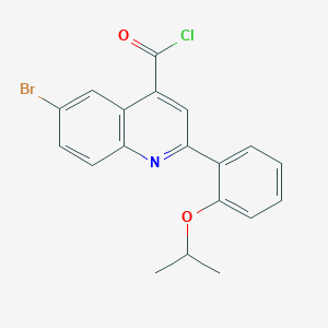 6-Bromo-2-(2-isopropoxyphenyl)quinoline-4-carbonyl chloride