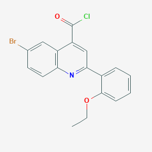 6-Bromo-2-(2-ethoxyphenyl)quinoline-4-carbonyl chloride