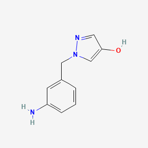 1-(3-Aminobenzyl)-1H-pyrazol-4-ol